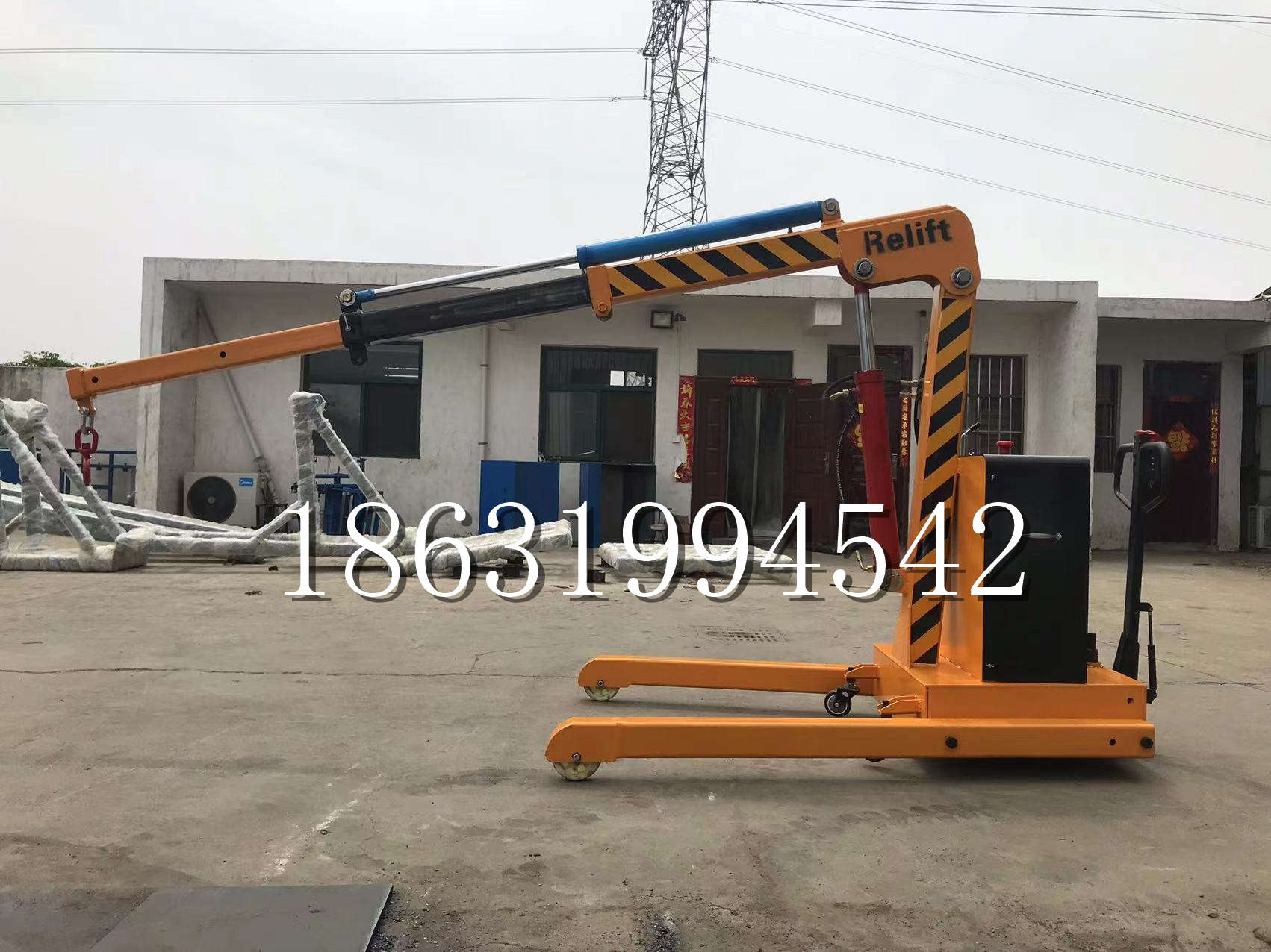 迎泽区久征定做3吨三轮随车吊 农用园林绿化移树吊 平板工程用小吊机